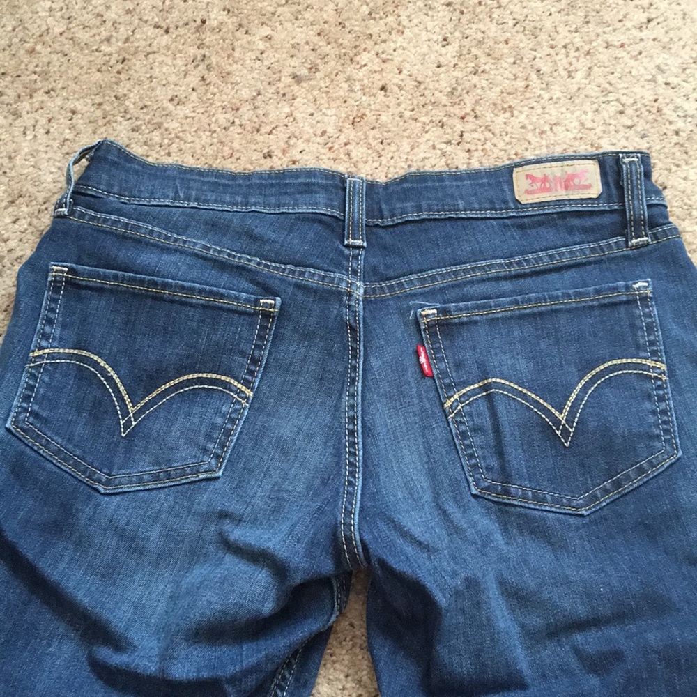 Levi 518 Super Low W28 L32 Blue Jeans